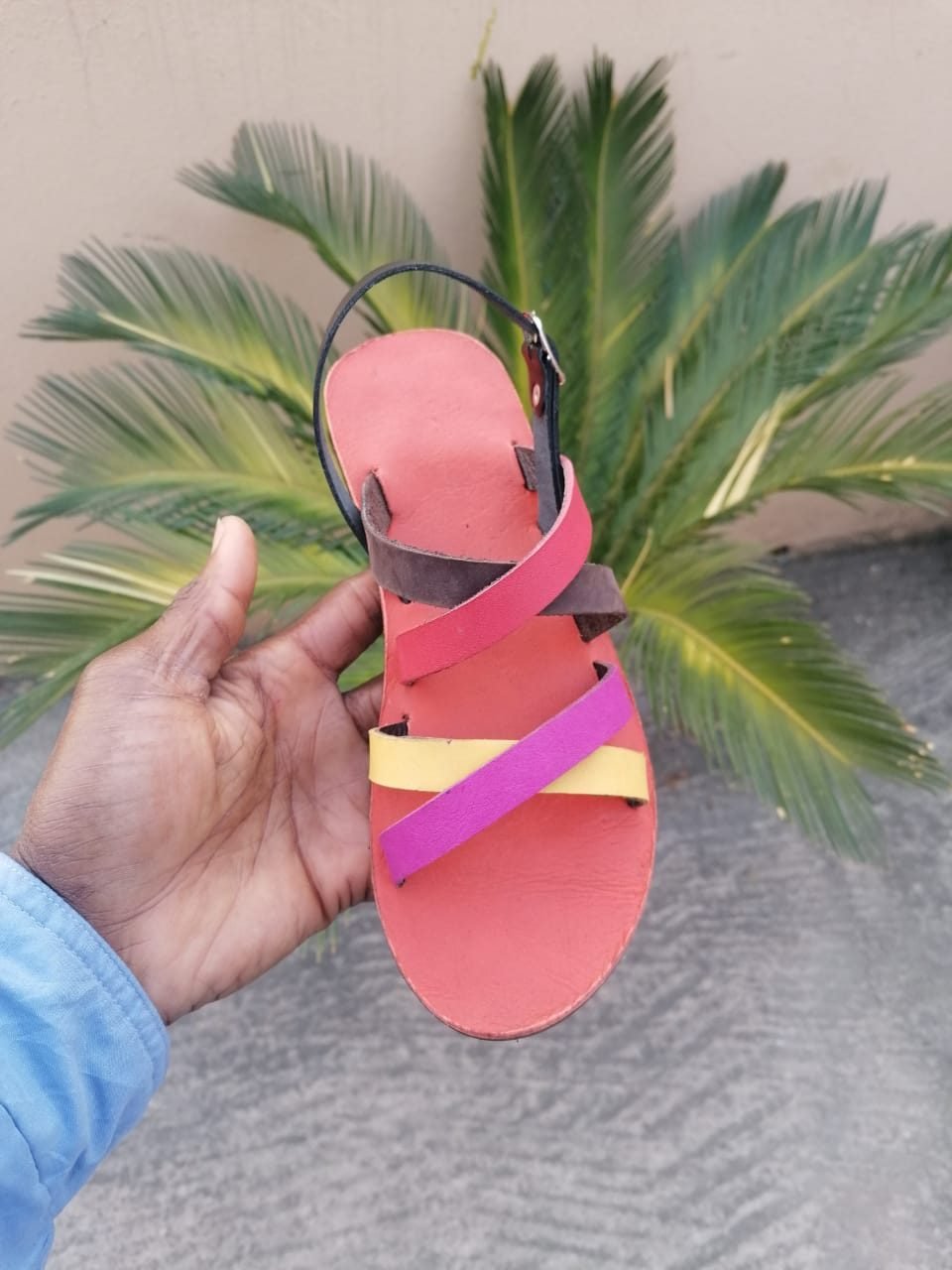 Amani Leather Multi Strap Sandal - Image 2