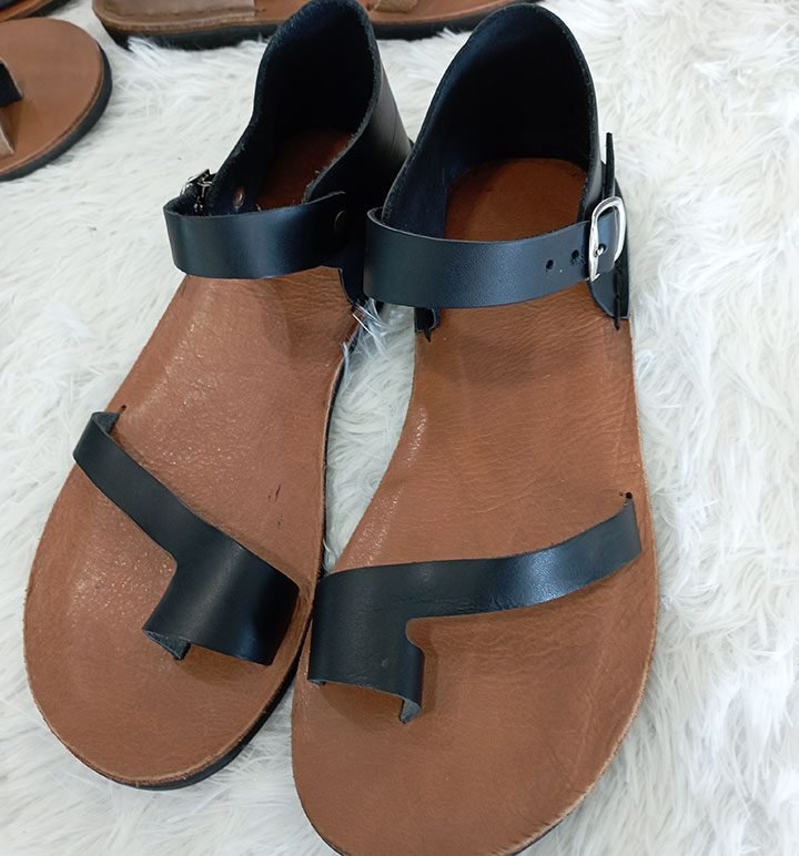 Angelina Leather Toe Loop Sandal - Image 6