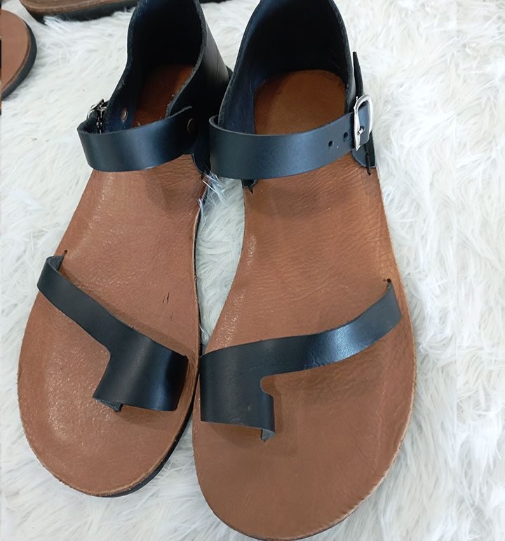 Angelina Leather Toe Loop Sandal - Image 7
