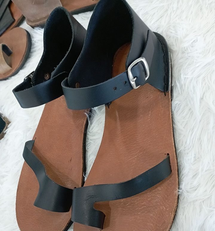 Angelina Leather Toe Loop Sandal - Image 8