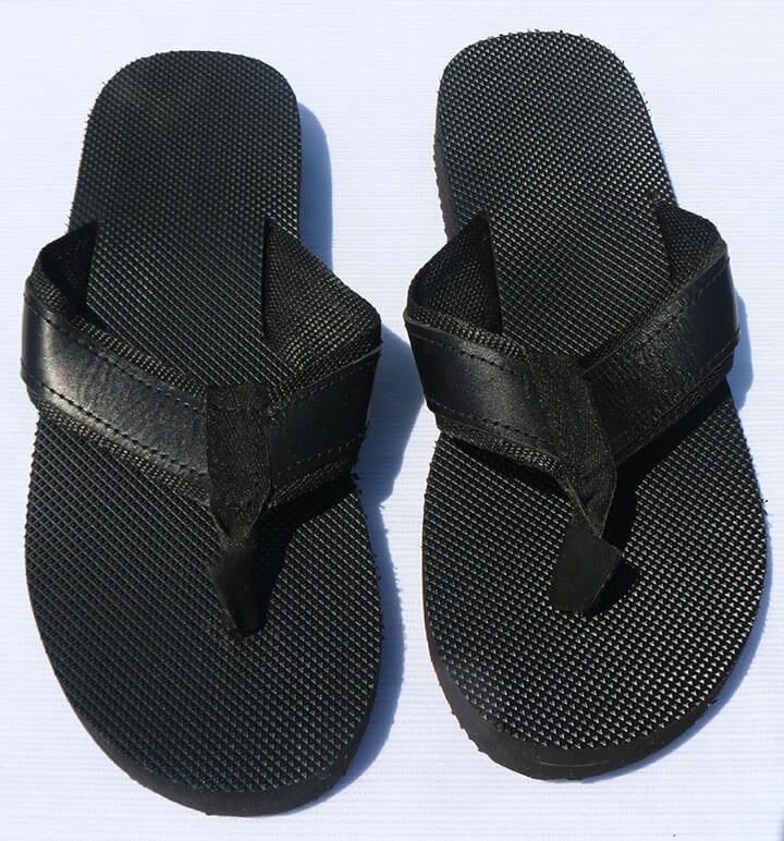 Baby Boy Leather Toe Post Sandal