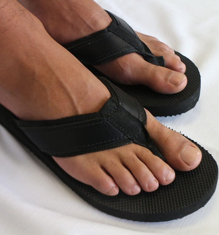 Baby Boy Leather Toe Post Sandal - Image 2
