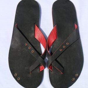 City Style Leather Toe Post Sandal