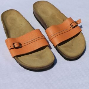 Maggie's Leather Footbed Slide