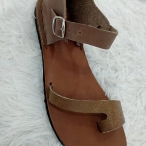 Ntombi Leather Toe-Ring Sandal